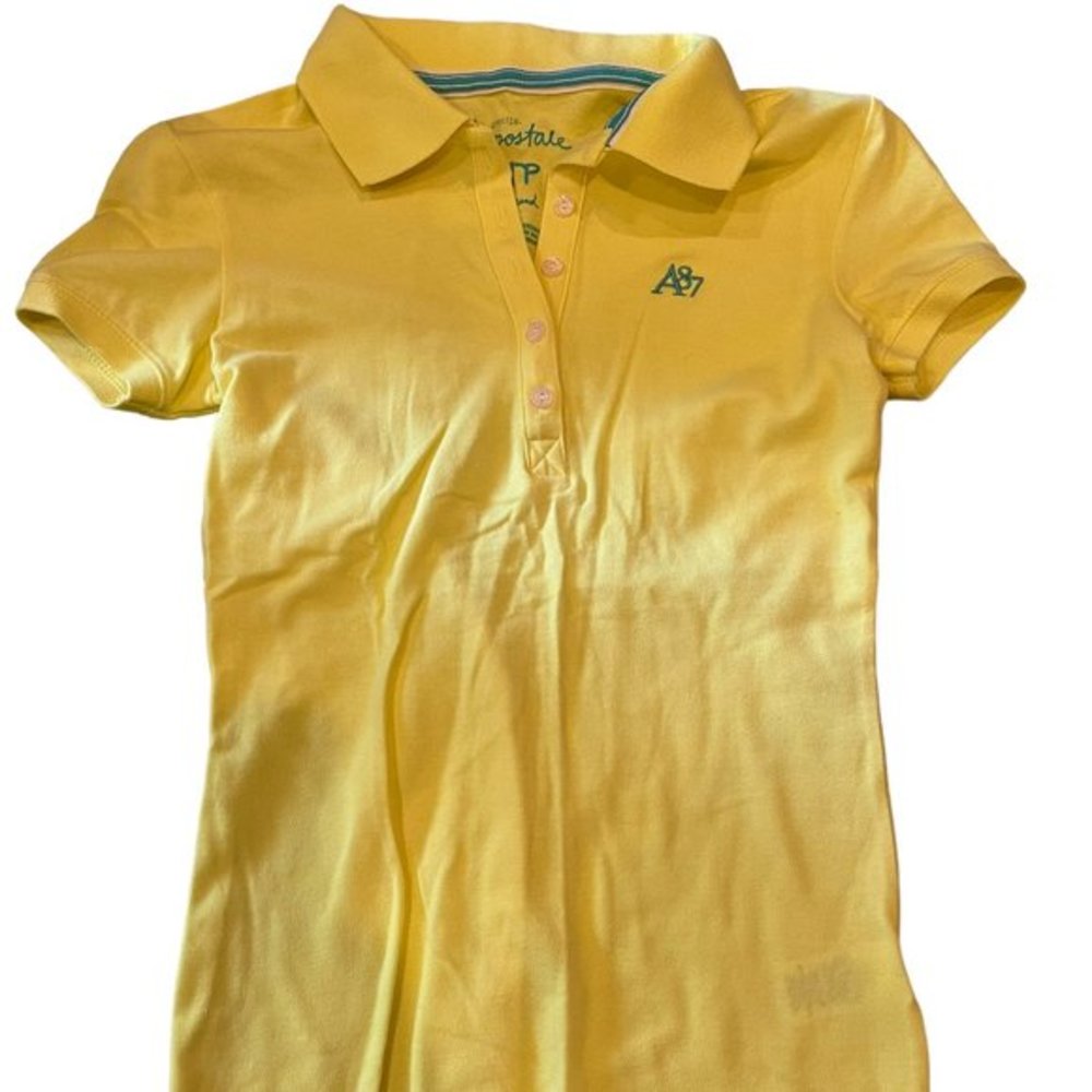 Aeropostale Vintage Short‎ Sleeves Polo Shirt XS Like New Condition